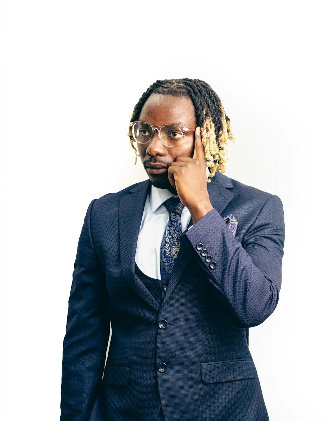 Portrait of a Danish male CEO in a suit smiling